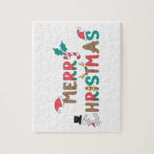 Vrolijk kerstwoord element