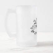 Vrolijk kerstwoord Kunst Bevestigde Mok van de Bee (Links)