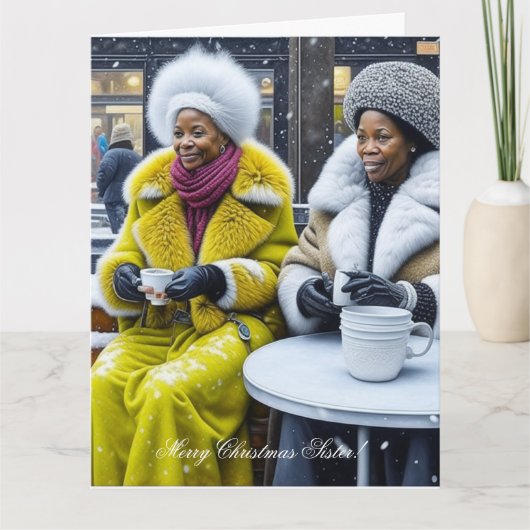 Vrolijk kerstzusje! kaart (Voorkant)
