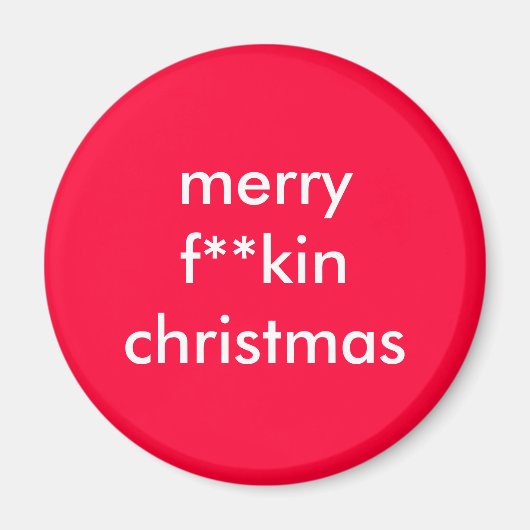 Vrolijk**Kinchristmas Magneet (Voorkant)
