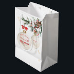 Vrolijk klein Baby shower Modern Christmas Medium Cadeauzakje<br><div class="desc">Vrolijk klein Baby shower Modern Christmas</div>