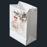 Vrolijk klein Baby shower Modern Christmas Medium Cadeauzakje<br><div class="desc">Vrolijk klein Baby shower Modern Christmas</div>