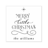 Vrolijk klein kerst zelf-inkt stempel (Design)