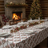 Vrolijk klein kerstezeltje tafelkleed