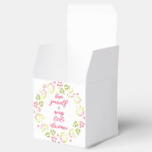 Vrolijk klein kerstfeest - Flower Wreath Favor Box Bedankdoosjes (Geopend)