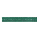 Vrolijk klein kerstgroen grosgrain lint (Voorkant)