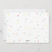 Vrolijk klein Kerstmis fotokaart Feestdagenkaart (Achterkant)