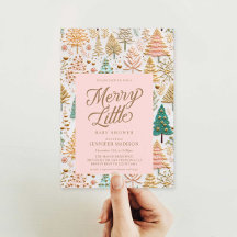 Vrolijk klein meisje Baby shower