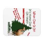 Vrolijk kleine bult dag Kerstmis Magneet (Horizontaal)