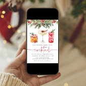 Vrolijk kleine cocktails feestje kaart