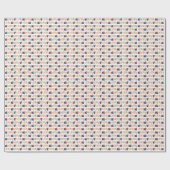 Vrolijk kleurrijk Kerstmis foto plezier Cadeaupapier (Vlak)