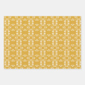 Vrolijk Koninklijk Botanisch Feestelijk Groen Rood Inpakpapier Vel (Voorkant 3)