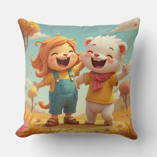 Vrolijk kussen (Voorkant)