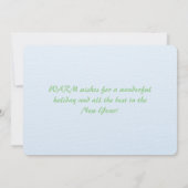 Vrolijk Kustkerstfeest Sanibel Island Beach Santa Feestdagenkaart (Achterkant)