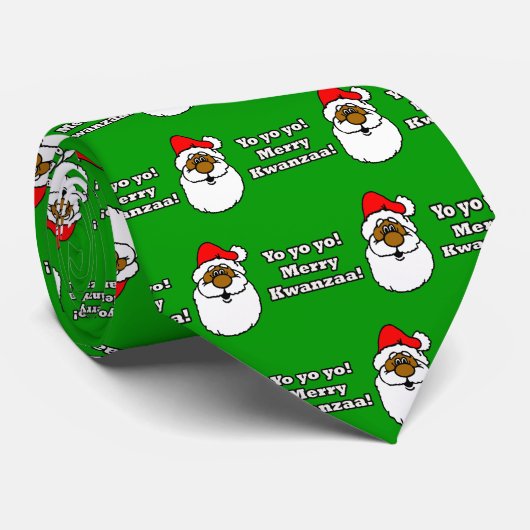 Vrolijk Kwanzaa! Stropdas (Opgerold)