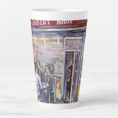 vrolijk latte mok (Voorkant)