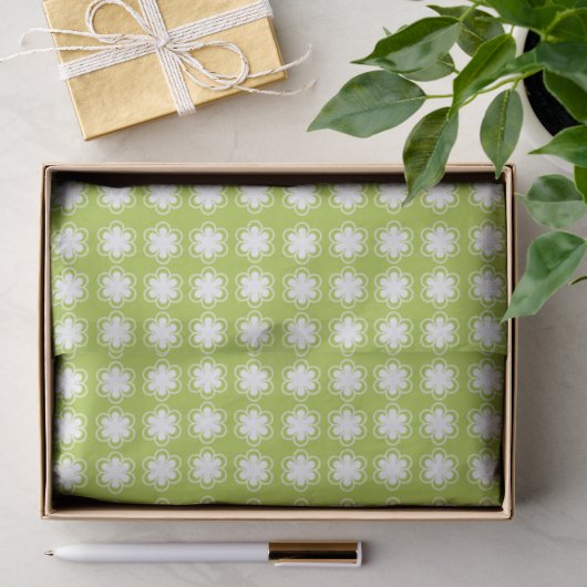 Vrolijk Lentebloempatroon Tissuepapier (Geschenk)