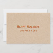 Vrolijk leuk cool karton cocktail party corporate kaart (Achterkant)