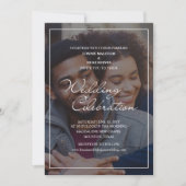 Vrolijk Leuk Foto Bruiloft Kaart (Voorkant)