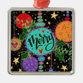 Vrolijk leuk grillig Ornament kerst