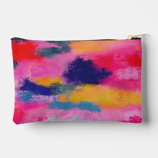 Vrolijk levendig Abstract roze Etui (Achterkant)