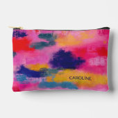 Vrolijk levendig Abstract roze Etui (Voorkant)