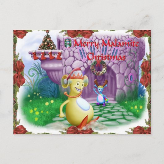 Vrolijk Malamitisch kerstfeest! Feestdagenkaart (Voorkant)