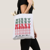 Vrolijk Mama Moeder Moeder Feestelijke Kerstmis Tote Bag (Dichtbij)