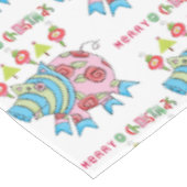 Vrolijk Mexicaans Kersttafelkleed, Mexicaans varke Tafelkleed (Gekanteld)