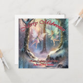 Vrolijk midwinter, heb een Fairy Good One vakantie Kaart (Voorkant / Achterkant in situ)