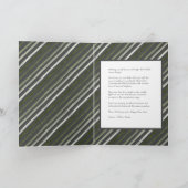 Vrolijk Modern Grijs 2 Foto Kerstvakantie gevouwen Kaart (Binnen)