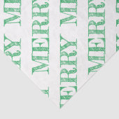 VROLIJK Moderne Tekst Kerstmis Vakantie Plezier Tissuepapier (Detail)