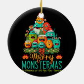 Vrolijk Monstermas Kerstmis voor al u niet-Monster Keramisch Ornament (Achterkant)