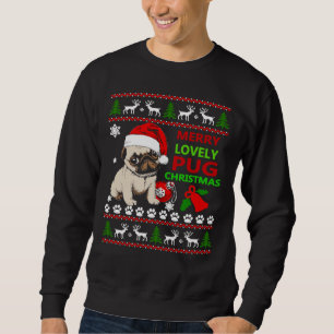 Vrolijk mooie pug kerst grappig Essential T-Shirt