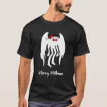 Vrolijk Mothmas Santa Mothman Cryptid Christmas Pa T-shirt<br><div class="desc">Merry Mothmas Santa Mothman Cryptid Christmas Pyjama Xmas T-Shirt</div>