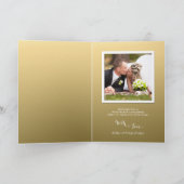 Vrolijk na het trouwen | Vakantiefotokaart Feestdagen Kaart (Binnen)