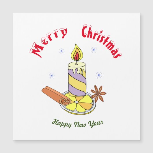 Vrolijk nieuwjaar voor vrolijk kerstfeest (Voorkant)