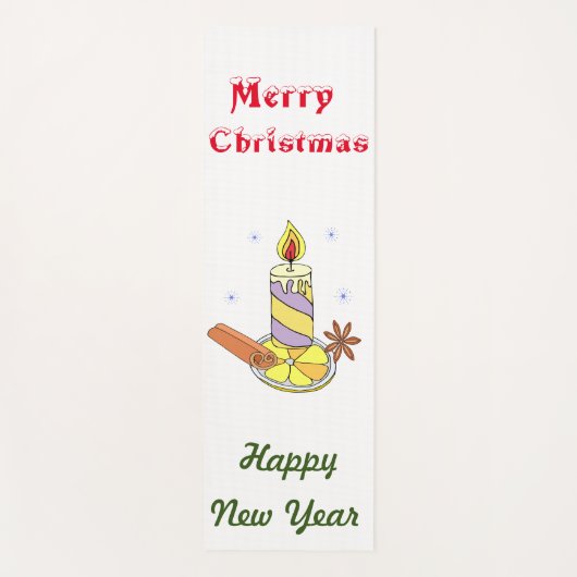 Vrolijk nieuwjaar voor vrolijk kerstfeest yogamat (Voorkant)