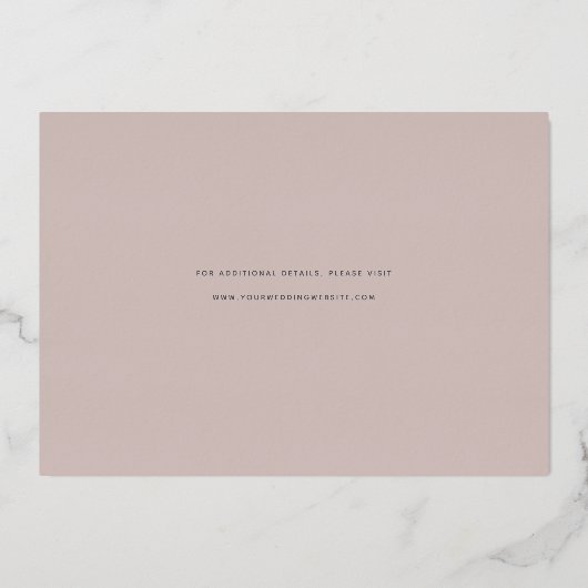 Vrolijk Nieuws | Foto Save the Date Folie Uitnodiging (Achterkant)