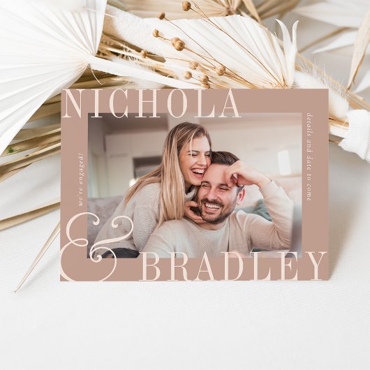 Vrolijk Nieuws | Foto Trouwkaart Aankondiging