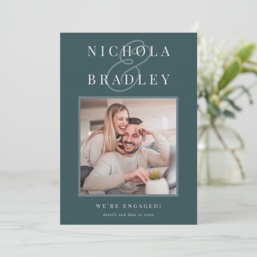 Vrolijk Nieuws | Foto Verlovingsaankondiging Aankondiging (Staand voorkant)