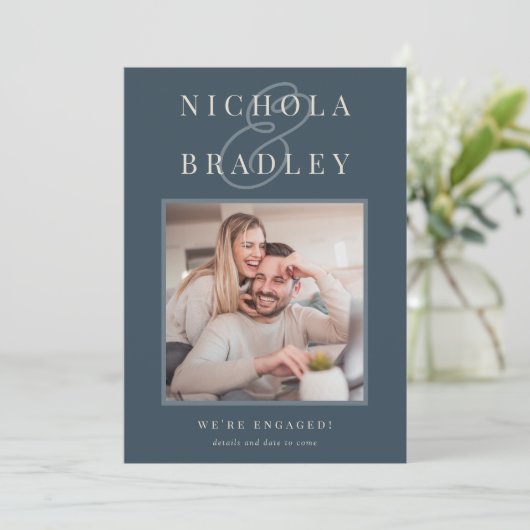 Vrolijk Nieuws | Foto Verlovingsaankondiging Aankondiging (Staand voorkant)