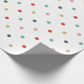 Vrolijk of niet Hier komt het wit Cadeaupapier (Hoek)