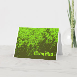 Vrolijk ontmoet Kaart