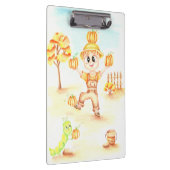 Vrolijk oogsten kleine gemberjongen klembord (Rechts)