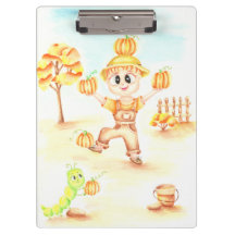 Vrolijk oogsten kleine gemberjongen