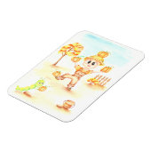 Vrolijk oogsten kleine gemberjongen magneet (Linkerzijde)