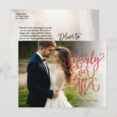 Vrolijk ooit na een volledige fotovakantie | Dank Briefkaart (Voorkant / Achterkant)