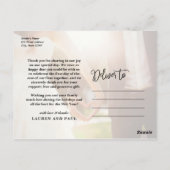 Vrolijk ooit na een volledige fotovakantie | Dank Briefkaart (Achterkant)