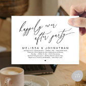 Vrolijk ooit na het moderne huwelijksdiner kaart